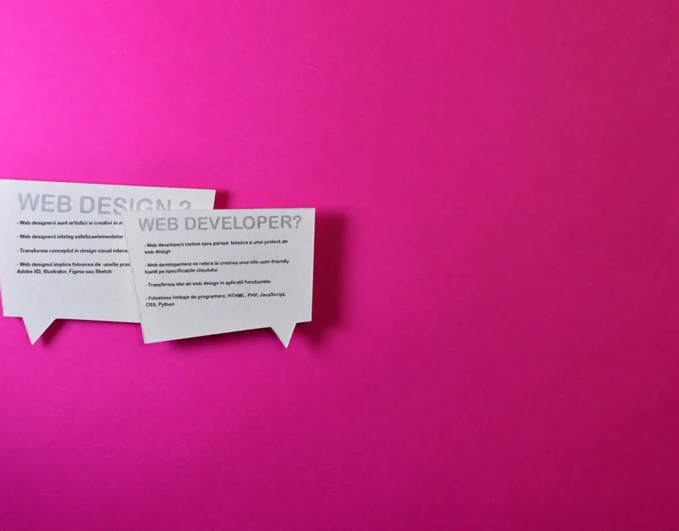 Website Developer vs Website Designer: Care este diferenta?