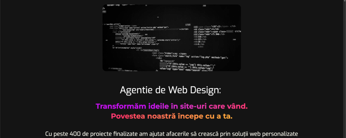 3 motive pentru care ProjectMedia domina web design Timisoara