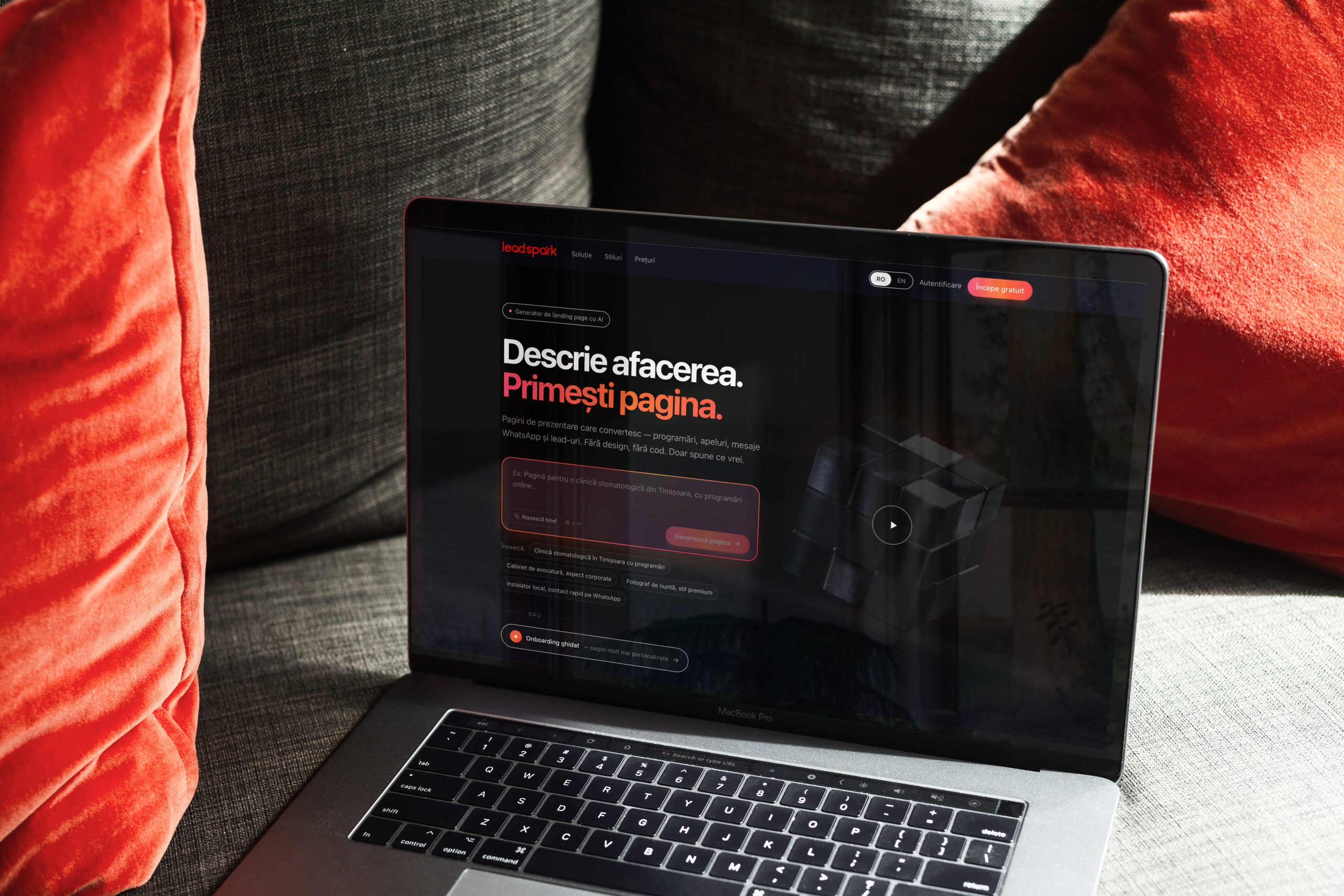 LeadSpark - Web Design Timisoara